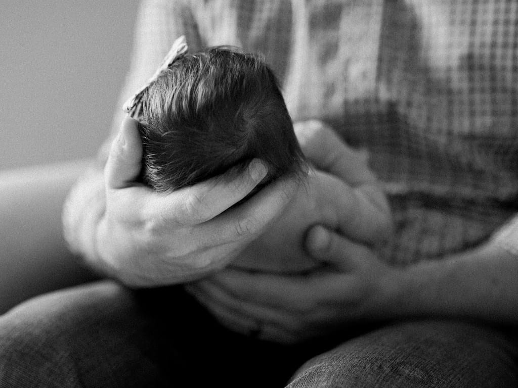 delaware fine art newborn photographer looks like film black and white lifestyle in home session 