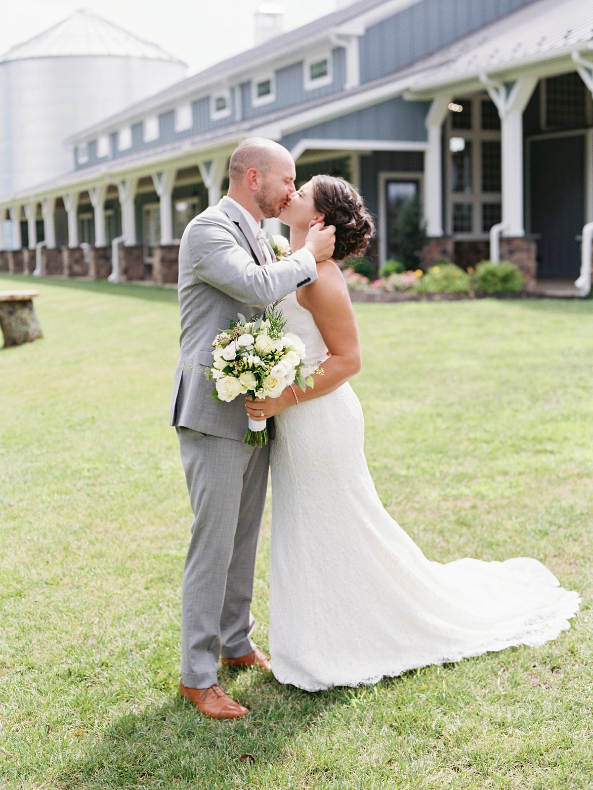 Rosewood Farms Wedding \\ Blush and Grey Wedding